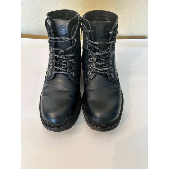 Madden NYC Black Boots Mens‎ Size USA 7 - Picture 1 of 6